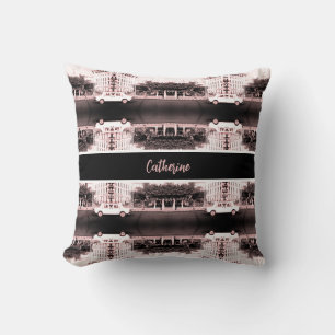 Coussin Vintage Algérie Alger voitures bâtiment