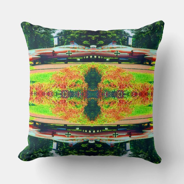 Coussin Vintage Allemagne Munich Deutsch Museum starfighte (Recto)