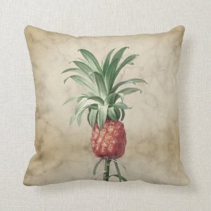 Coussin Vintage ananas tropicale Botanique Élégant