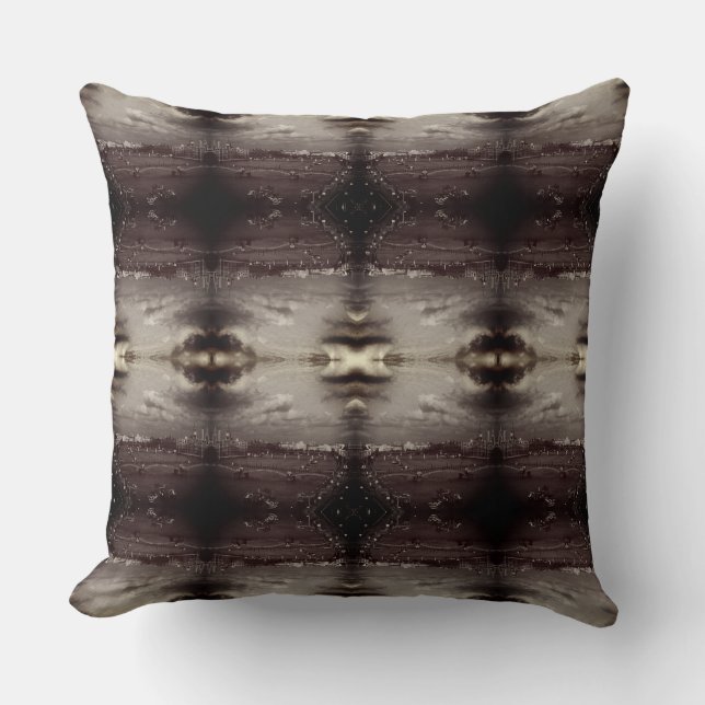 Coussin Vintage Angleterre Londres La Tamise (Recto)
