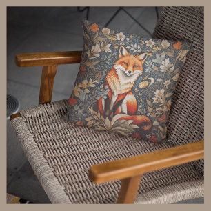 Coussin Vintage assis Fox William Morris Inspiré Floral