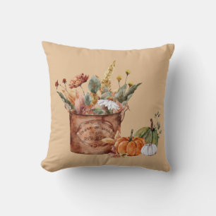 Coussin Vintage automne automne Floral Arrangement & Citro
