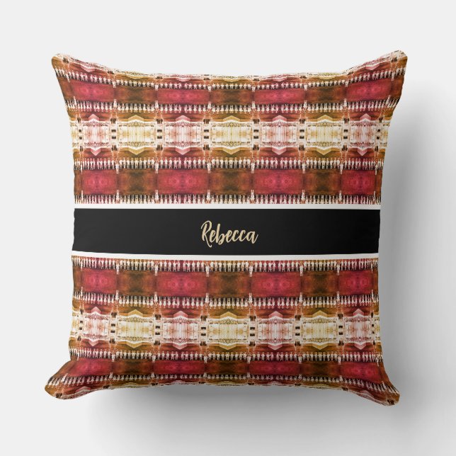 Coussin Vintage Autriche Vienne Courbette Espagnole (Recto)