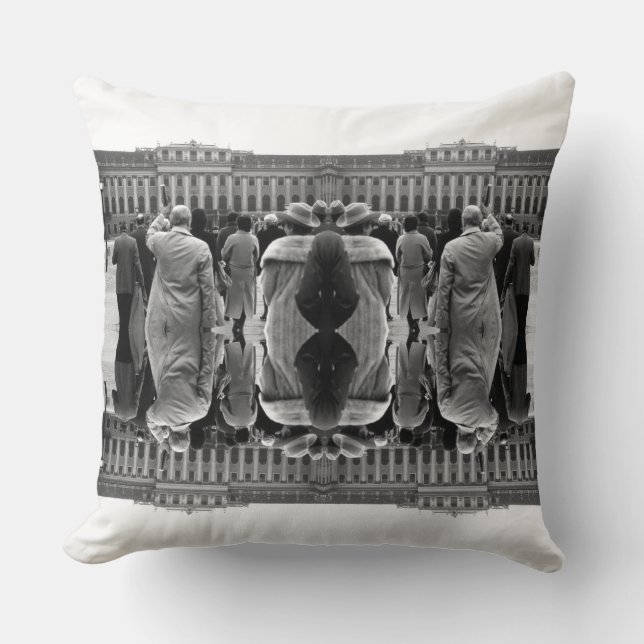 Coussin Vintage Autriche Vienne Schonbrunn maisons Mouse P (Recto)