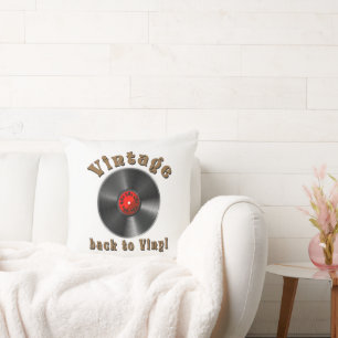 Coussin Vintage - Back to Vinyl, the record is back