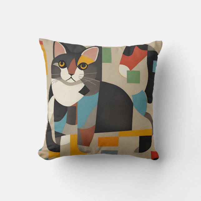 Coussin vintage cat 3 (Recto)