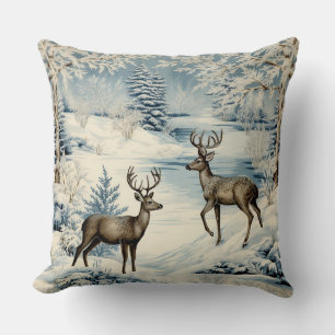 Coussin Vintage Christmas Deer