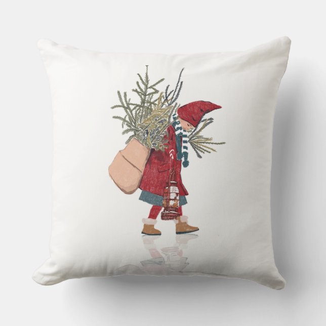 Coussin Vintage Christmas Little Helper Cushion (Recto)