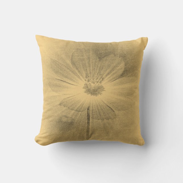 Coussin vintage Cosmos (Recto)