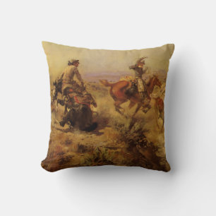 Coussin Vintage Cowboys, Jerez Down by CM Russell