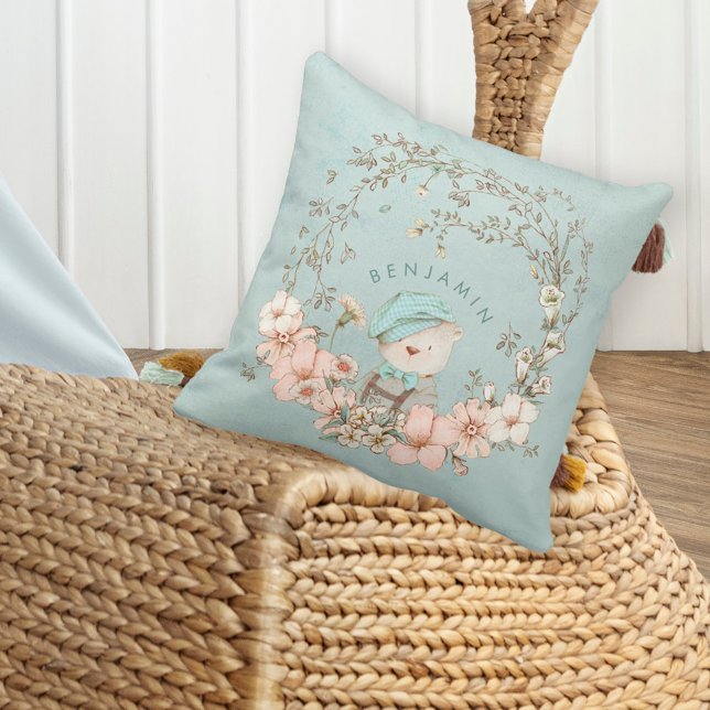 Coussin Vintage Cute Bear (Créateur téléchargé)