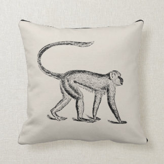 Coussin vintage d'artisan de singe - sélectionnez