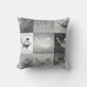 Coussin vintage de baseball
