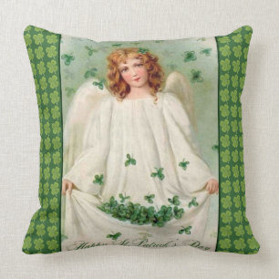 Coussin vintage de carré du jour de St Patrick