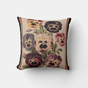 Coussin vintage de pensée de conception