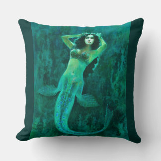 Coussin vintage de sirène