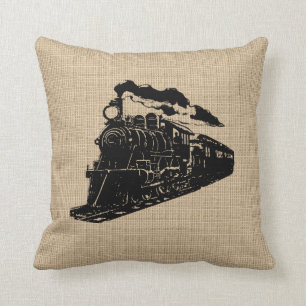 Coussin vintage de train