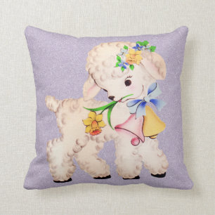 Coussin VINTAGE EASTER LAMB
