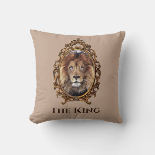 Coussin Vintage Élégant Brown Lion King Retro Pads