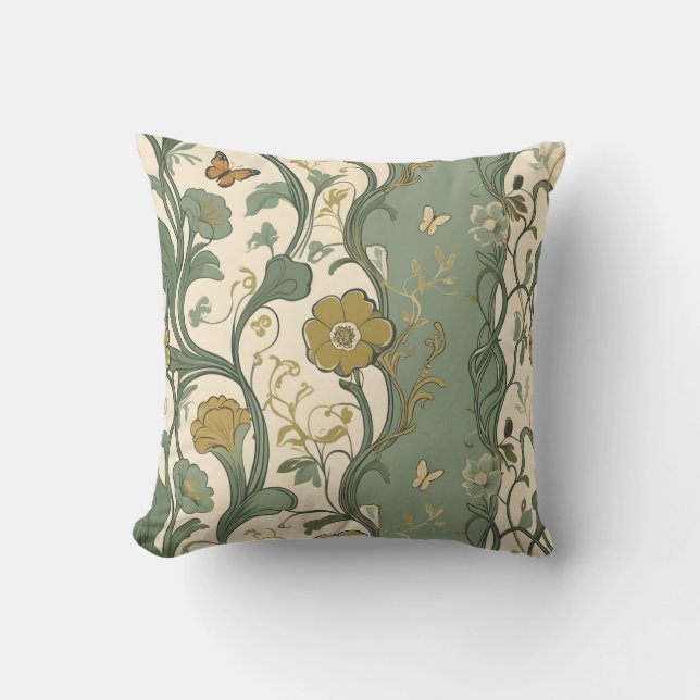 Coussin vintage floral (Recto)