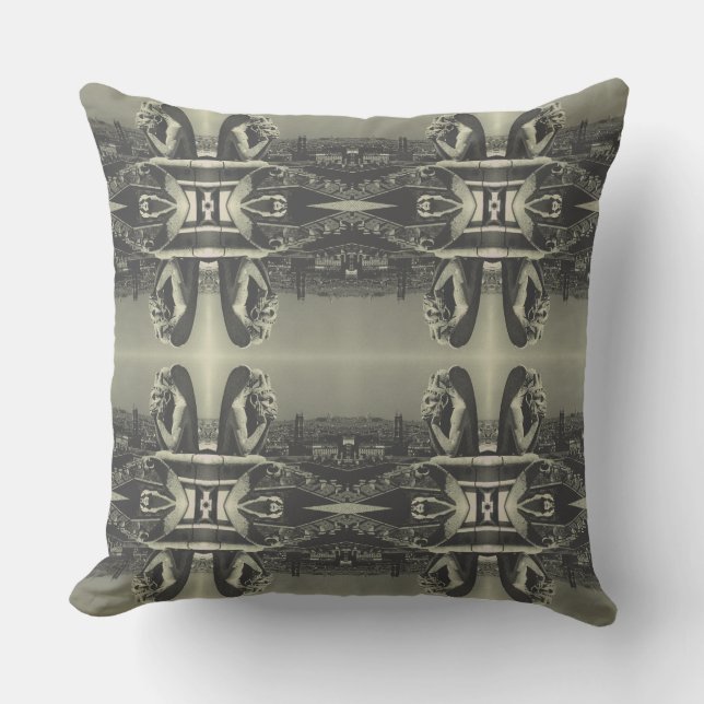 Coussin Vintage France Paris Notre Dame (Recto)