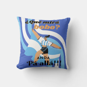 Coussin Vintage Funny Messi Argentina Que Mira Bobo