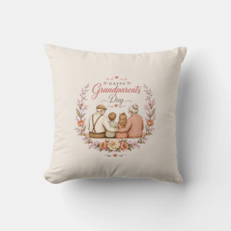 Coussin Vintage Grandparents Day / Abuelos Clásico
