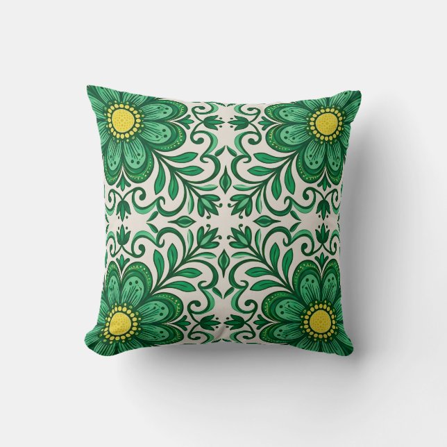 Coussin Vintage Green  (Recto)