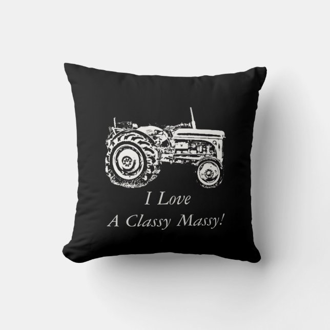 Coussin vintage Grey massey fergison tracteur photo (Recto)