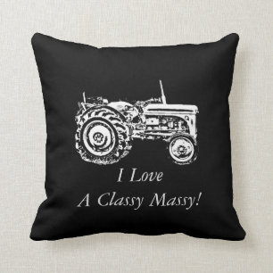 Coussin vintage Grey massey fergison tracteur photo