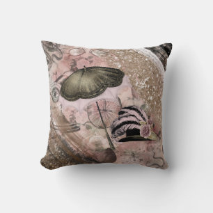 Coussin Vintage Grunge Steampunk Glam Casquette victorien