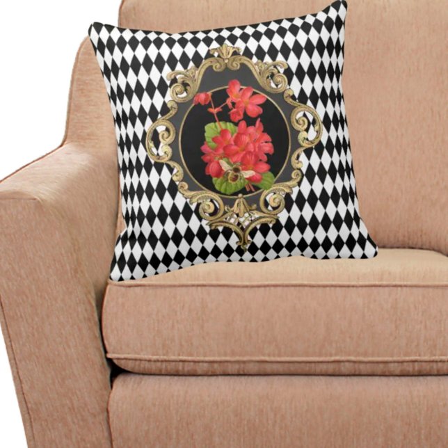 Coussin Vintage Harlequin (Créateur téléchargé)