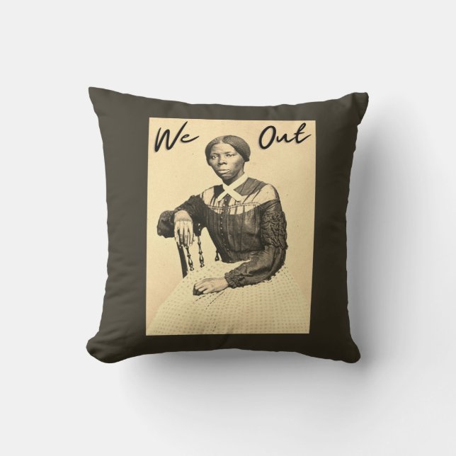 Coussin Vintage Harriet Tubman (Recto)