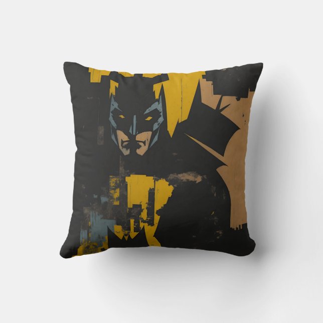Coussin vintage hero super bat (Verso)