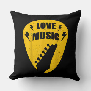 Coussin Vintage Love Guitar