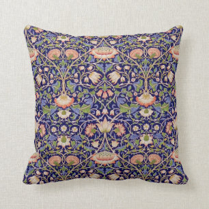 Coussin Vintage modèle floral, William Morris