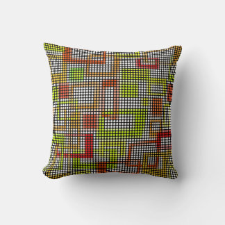 Coussin Vintage Motif  de la discothèque Points rétro Cous