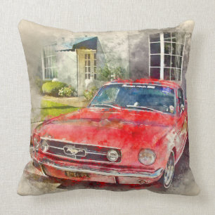 Coussin Vintage Mustang