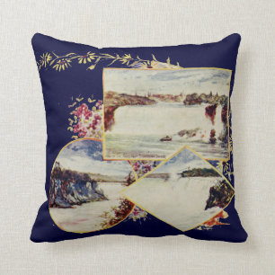 Coussin Vintage Niagara Falls été