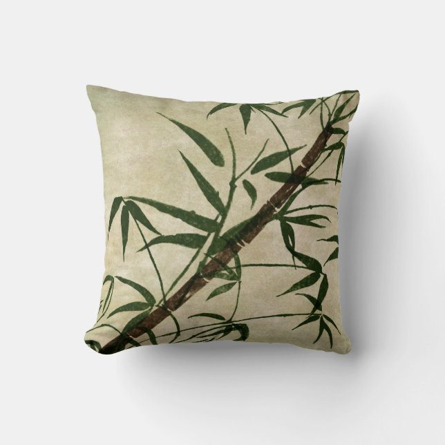 Coussin Vintage Oriental Bamboo 1 (Recto)