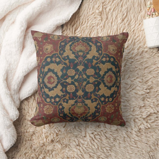 Coussin Vintage Oriental Perse Motif rouge (Couverture)