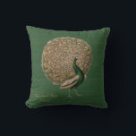Coussin Vintage Peacock Mariage Anniversaire 40e 50e 60e<br><div class="desc">Cadeau d'anniversaire mariage élégant pour parents, amis, famille et collègues. Vous pouvez modifier les modèles à l'aide de l'onglet personnaliser ou personnalisation. _____________________________________________________________________________ 1. Pour obtenir de l'aide, des éléments personnalisés ou des éléments correspondants (voir la collection ci-jointe), contactez le concepteur LeahG via l'onglet contact ci-dessous. _______________________________________________________________________ 2. Pour des...</div>
