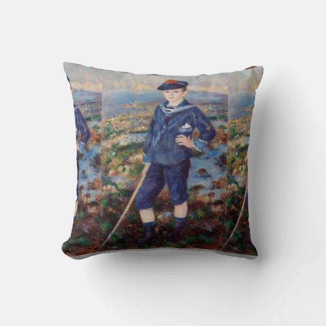 Coussin Vintage Pierre Auguste Renoir Boy (Recto)