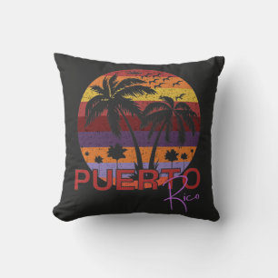 Coussin Vintage Porto Rico Summer Beach