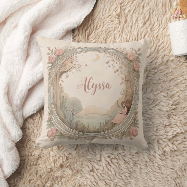 Coussin Vintage Rapunzel Fairytale (Couverture)