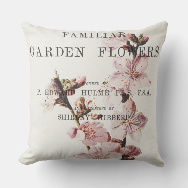 Coussin Vintage Shabby Chic Home : Almond (Recto)