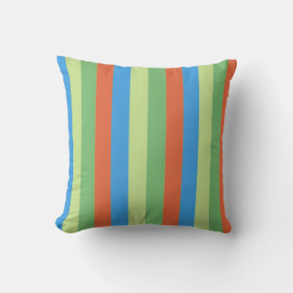 Coussin Vintage strié vertical abstrait