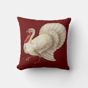 Coussin Vintage Turquie Thanksgiving Jeu d'oreiller