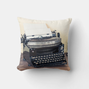 Coussin Vintage Type Writer Retro Telep Throw Canapé Couss
