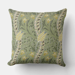 Coussin Vintage William Morris Daffodil Fleurs Jaune